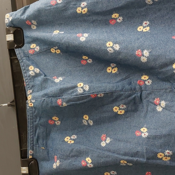 Liz Claiborne Skort Sz 10 Side Slits - Picture 3 of 12